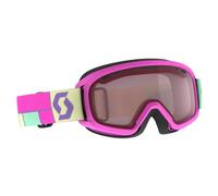 Scott - Junior Witty Neon Pink Amp Silver Chrome - Masque de Ski