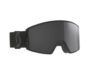 Masque De Ski / Snow Scott React Mineral Black Solar - Black Chrome S1+s3 Homme Noir 2026 taille U