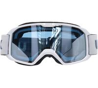 Masque de ski UVEX ELEMNT FM matt white-glass silver spr.