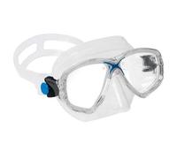 Masque de snorkeling - CRESSI - Marea Blue - Silicone noir - Boucles micrométriques - 2 verres