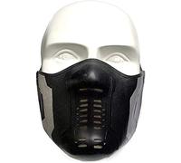 Masque de soldat d'hiver Bucky Barnes James Buchanan en latex, accessoire de déguisement pour Halloween, noir