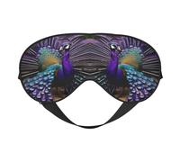 Masque de sommeil 100 % soie de mûrier naturelle avec couvre-yeux ultra doux pour dormir, voyage, sieste Violet