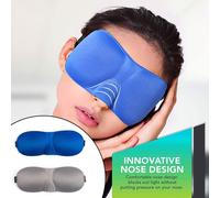 Masque De Sommeil 3d 100%, Masque Oculaire Occultant Pour Les Yeux, Pour Un Sommeil Lisse, Aide Au Sommeil, Pour Les Voyages