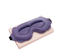 Masque de sommeil 3D, aide au sommeil, bandeau occultant, portable, en mousse à mémoire de forme douce, for le visage et les yeux pour Dormir pour Homme&Femme(Purple)