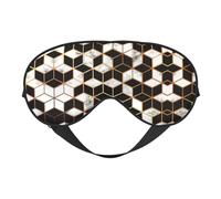 Masque de sommeil 3D avec motif marbré - Bloque la lumière - Cadeau essentiel pour homme et femme