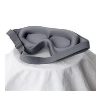Masque de sommeil 3D, bandeau d'aide au, masque for les yeux, mousse à mémoire forme douce, facial, blocage la lumière, Patch couverture for(Gray)