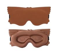 Masque de sommeil 3D Bloque la lumière pour les yeux, doux aide les yeux pour les voyages, ombre à paupières de nuit, respirant Slaapmasker (marron)