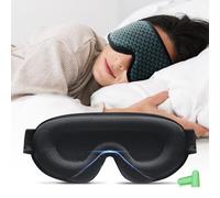 Masque de Sommeil 3D, Design Confortable pour Hommes et Femmes, Idéal pour les Dormeurs Latéraux, Masque Ultra Doux pour des Nuits Sérènes