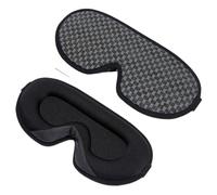 Masque de sommeil 3D en mousse à mémoire de forme, patchs for les yeux, couverture d'ombre de voyage, repos, relaxation, bandeau for les yeux, aide au sommeil(A-Grids(Silk Mask))