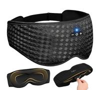 Masque de sommeil 3D - Fermeture sécurisée et tissu en maille respirante - Housse de protection pour écouteurs - Pour la famille, les amis, les hommes, les femmes, les voyages, la maison et