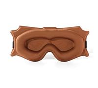 Masque de sommeil 3D occultant la lumière, rembourré et doux, bandeau for les yeux pour Dormir pour Homme&Femme(Camel)