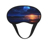 Masque de sommeil à couverture complète au clair de lune - Masque de sommeil relaxant sans stress pour les yeux