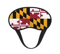 Masque de sommeil à couverture complète avec drapeau de l'État du Maryland - Masque de sommeil relaxant sans stress pour les yeux