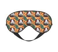 Masque de sommeil à imprimé cochon d'Inde, doux et respirant pour les voyages, le travail de nuit et la méditation