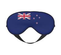 Masque de sommeil à imprimé drapeau de la Nouvelle-Zélande, couverture douce et respirante pour les voyages, le travail de nuit et la méditation