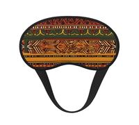 Masque de sommeil à motifs nationaux africains pour dormir sur le côté, masque de nuit bloquant la lumière, masque pour les yeux pour femmes et hommes, ombre douce et confortable pour les voyages, la