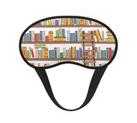 Masque de sommeil amusant avec étagères et échelle pour dormeurs sur le côté, joli masque occultant pour la maison ou les voyages