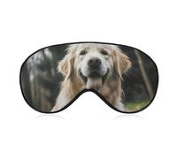 Masque de sommeil amusant Golden Retriever pour les yeux pour le sommeil, masque de sommeil pour femmes et hommes, masque de sommeil de voyage, masque de sommeil occultant, masque de sommeil mignon