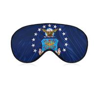 Masque de sommeil amusant pour femmes et hommes, drapeau de l'armée de l'air des États-Unis, masque pour les yeux bandés pour dormir, sangle élastique réglable, occultant, cache-yeux pour voyage, si