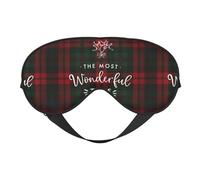 Masque de sommeil au miel d'abeille Masque pour les yeux double face Couvre-yeux de sommeil réglables et doux pour dormir Ombrage parfait Réduit l'œdème oculaire