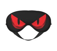 Masque de sommeil aux yeux rouges et maléfiques, bandeau de nuit, doux et sans pression, avec sangle élastique, pour la maison, les voyages, le bureau, la sieste et le yoga.
