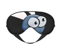 Masque de sommeil avec ailes d'insectes, motif dessin animé, bloquant la lumière, bandeau tendance pour les yeux pour femmes et hommes, sieste de voyage en avion