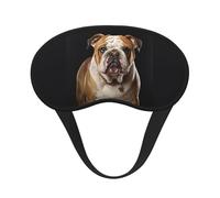 Masque de sommeil avec bulldog anglais pour dormir sur le côté, masque occultant pour homme et femme, masque de sommeil sans pression, doux, respirant, confortable pour dormir la nuit