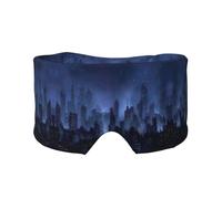 Masque de sommeil avec cache-oreilles pour homme et femme Motif horizon de nuit avec cache-oreilles pour homme et femme