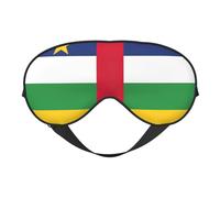 Masque de sommeil avec drapeau de l'Afrique centrale - Masque doux pour les yeux - Sangle réglable - Aide au sommeil