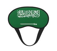 Masque de sommeil avec drapeau de l'Arabie Saoudite - Occultant et confortable - Pour voyage, yoga, yeux doux
