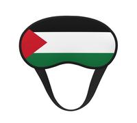 Masque de sommeil avec drapeau de l'État de Palestine - Doux et respirant - Pour voyage, yoga, méditation, camping