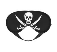 Masque de sommeil avec drapeau pirate confortable pour dormir, masque de sommeil bloquant la lumière avec sangle réglable