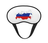 Masque de sommeil avec drapeau russe bloquant la lumière, masque de sommeil occultant confortable pour voyage, yoga, couverture douce des yeux