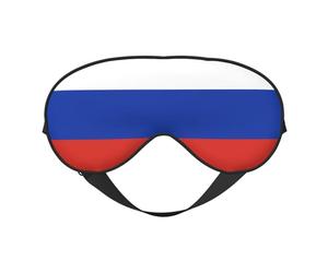 Masque de sommeil avec drapeau russe confortable pour dormir, masque de sommeil bloquant la lumière avec sangle réglable