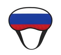 Masque de sommeil avec drapeau russe pour adultes, masque occultant confortable pour les yeux, bloque la lumière pour les voyages, le yoga