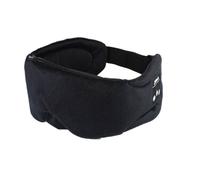 Masque de sommeil avec écouteurs Bluetooth 5.0 Noir Le noir