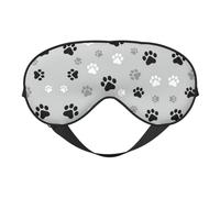 Masque de sommeil avec empreintes de pattes d'animaux - Bloque la lumière - Cadeau essentiel pour homme et femme