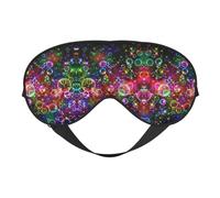 Masque de sommeil avec étoiles arc-en-ciel colorées bloquant la lumière pour les yeux - Cadeau essentiel pour homme et femme