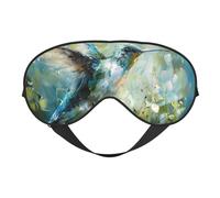 Masque de sommeil avec impression peinture à l'huile - Masque de sommeil pour les yeux - Pour homme et femme - Pour voyage, sommeil et relaxation