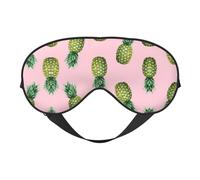 Masque de sommeil avec imprimé ananas - Bloque la lumière - Cadeau essentiel pour homme et femme