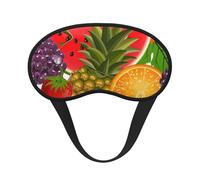 Masque de sommeil avec imprimé ananas pour les personnes dormant sur le côté, joli masque occultant pour la maison ou les voyages