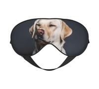 Masque de sommeil avec imprimé chien labrador mignon pour les yeux, masque pour les yeux pour dormir la nuit, voyage, avion Ues