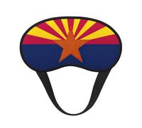 Masque de sommeil avec imprimé drapeau de l'État de l'Arizona, couverture souple pour les yeux sans pression pour dormir, masques pour les personnes dormant sur le côté