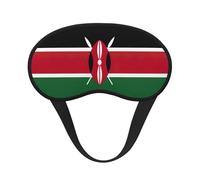 Masque de sommeil avec imprimé drapeau du Kenya pour les personnes dormant sur le côté, joli masque occultant pour la maison ou les voyages