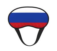 Masque de sommeil avec imprimé drapeau russe pour les personnes dormant sur le côté - Joli masque occultant pour la maison ou les voyages