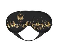 Masque de sommeil avec imprimé papillon pour les yeux - Masque pour les yeux - Pour dormir la nuit - Voyage en avion