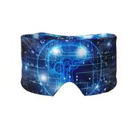 Masque de sommeil avec intelligence artificielle - Doux et respirant, idéal pour les voyages, la méditation et une utilisation nocturne