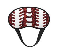 Masque de sommeil avec lacets de baseball et softball doux et confortable avec sangle réglable occultante pour femmes, filles, hommes, voyage, yoga, sieste, travail