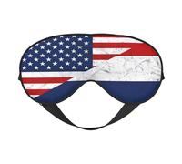 Masque de sommeil avec motif drapeau américain vintage des Pays-Bas, bandeau de nuit, protection des yeux, doux et sans pression, avec sangle élastique, pour la maison, les voyages, le bureau, la sie