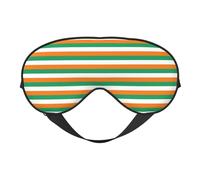 Masque de sommeil avec motif drapeau de la Côte d'Ivoire - Confortable - Réglable - Doux - Pour dormir